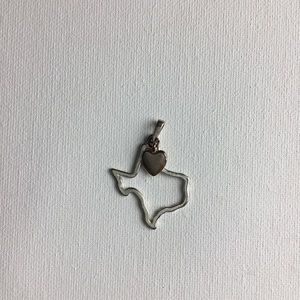 Silver tone Texas Charm